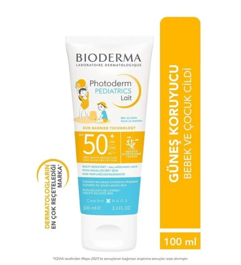 Bioderma Photoderm Lait Solaire Pediatrics Spf50+ 100ml, crèmes solaires & après soleil, disponible sur uPara Maroc