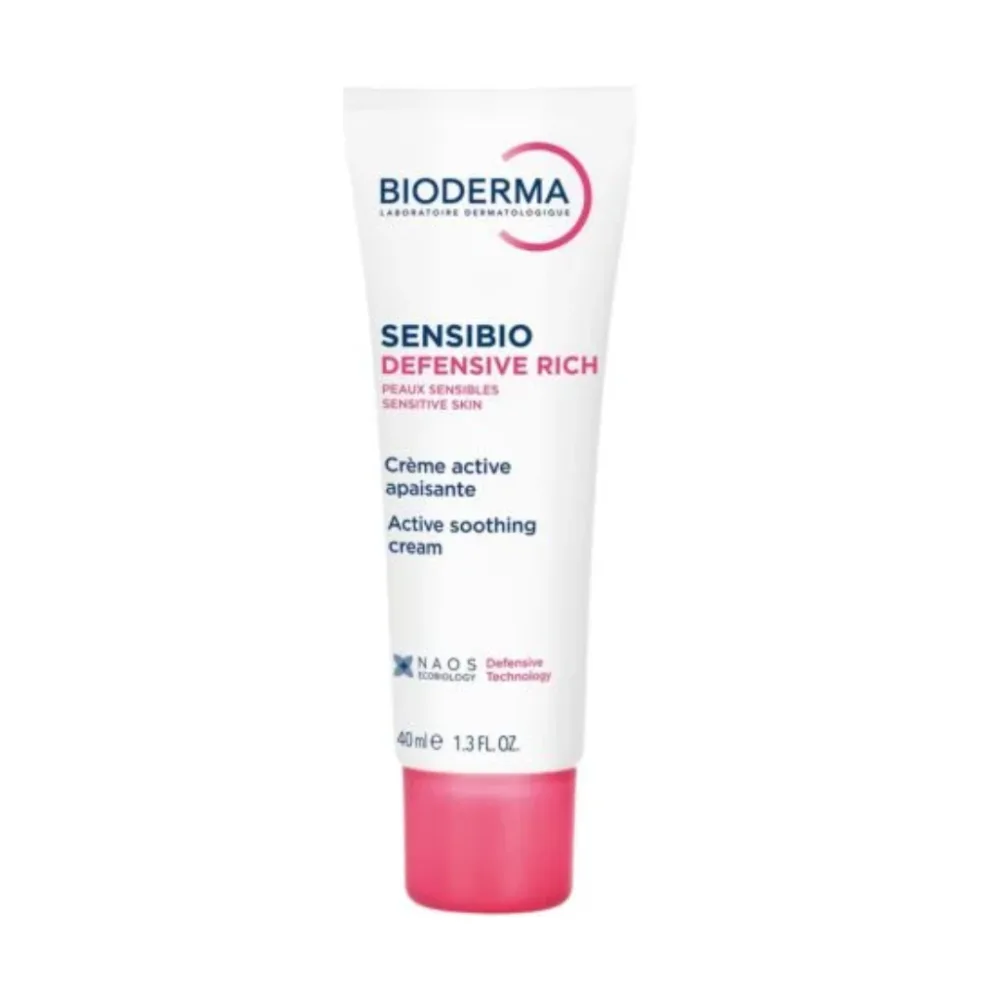 Crème sensibio defensive riche Bioderma 40 ml pour peau sensible, disponible sur uPara Maroc