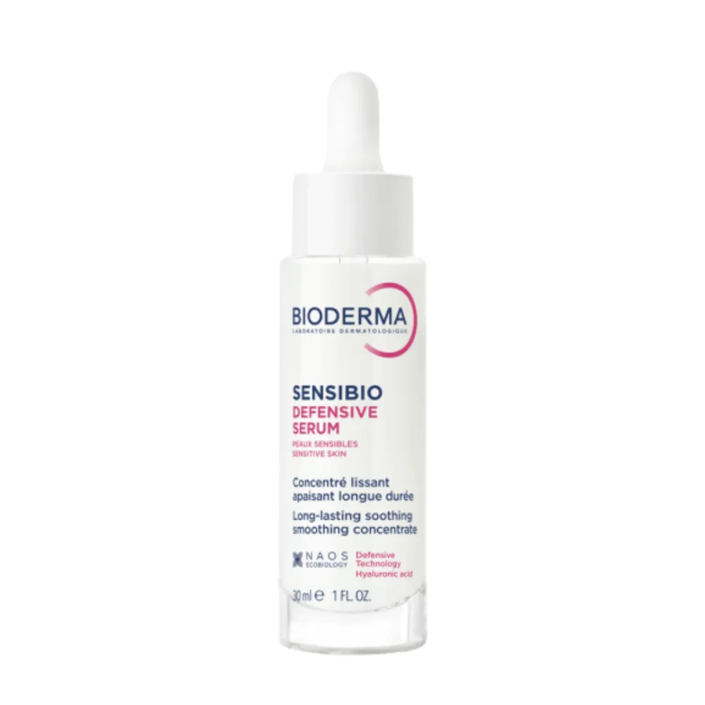 Bioderma sensibio defensive serum 30 ml, concentré hydratant apaisant pour peaux sensibles, disponible sur uPara Maroc