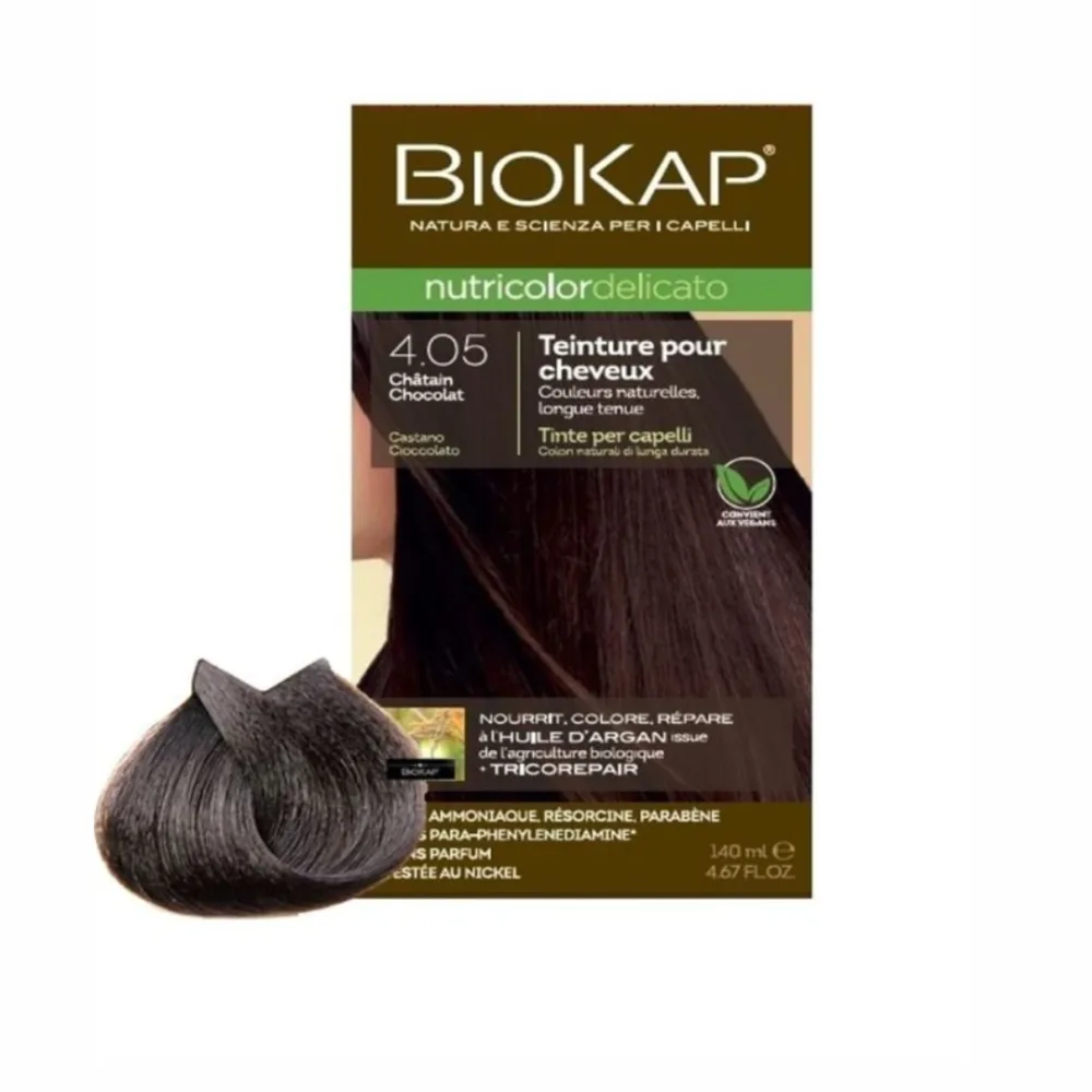 Biokap Delicato 4.05, coloration et soins pour cheveux colorés, disponible sur uPara Maroc