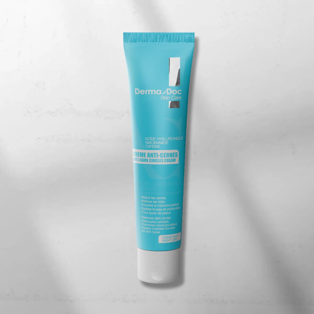crème anti-cernes DermaDoc, 30ml, disponible sur uPara Maroc