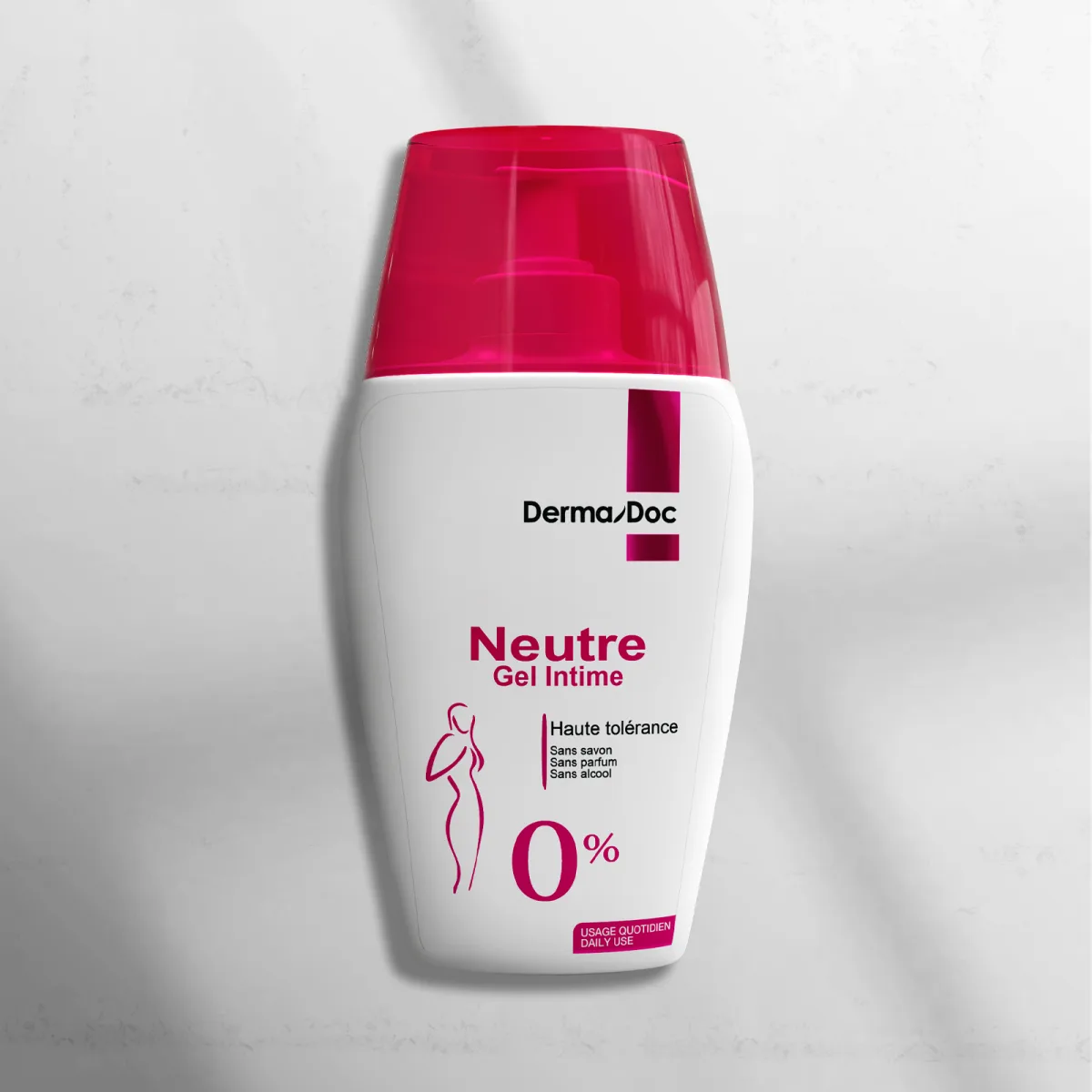 gel intime neutre DermaDoc, 250ml, disponible sur uPara Maroc