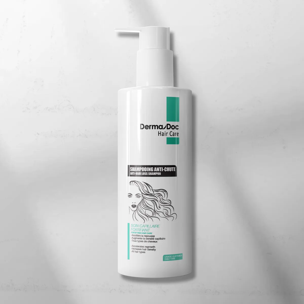 shampooing anti-chute DermaDoc, disponible sur uPara Maroc